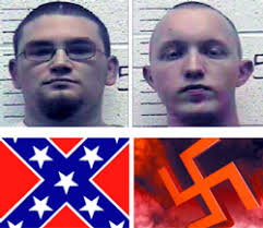 Paul Schlesselman (l) and Daniel Cowart (r) are White Supremacists accused of plotting to go on a national killing spree, shooting and decapitating Black ... - race_hatred11-11-2008