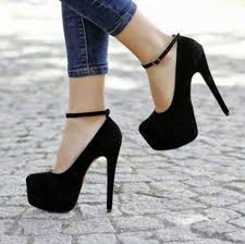 Shoes: shorts, black high heels, black, cute, black suede high ...