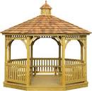 Wooden Gazebos Octagon - Space Makers Sheds