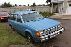 OLD PARKED CARS.: 1981 Ford Escort L Station Wagon.