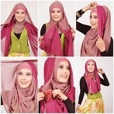 Hijab Tips: NEW CARA MEMAKAI JILBAB SEGIEMPAT MODEL BARU