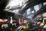 Futuristic City - Concept art, Fantasy