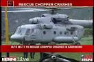 U'khand: Rescue chopper crash kills 8, IAF says air sorties to ...