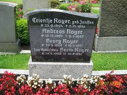 Grab von Andreas Royer (15.12.1897-09.03.1983), Friedhof Visquard - vi121