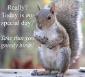 Squirrel Appreciation Day.