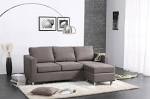 Dorel Asia | Small Spaces Sectional Sofa - Taupe