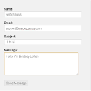 PHP contact form using jQuery validation | webozaurus.