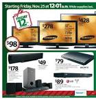 Walmart Black Friday 2011 Ad Scans: Official Deals And Opening ...