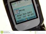 Bad Date Message Royalty Free Stock Photo - Image: 1270215