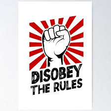 Image result for disobey rules