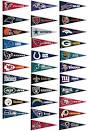 NFL Pennant Set and Pennants for NFL Teams
