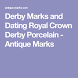 Image result for dating derby porcelain