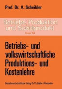 Betriebe, Produktion und Sozialprodukt, Albert Scheibler, ISBN ... - 23264511