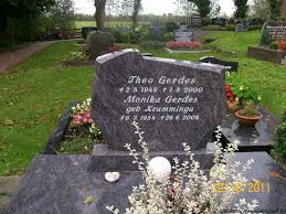 Grab von Theo Gerdes (02.08.1949-01.08.2000), Friedhof Esklum