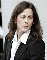Tammy Thomas, a former Olympic cyclist, outside a federal courthouse in 2007. She faces perjury charges. On Wednesday, a federal judge in San Francisco ... - 13thompson.190