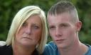 Loss: Julie Harrison and son Sean said his debts had become too much - article-1052673-02885AAE00000578-975_468x286