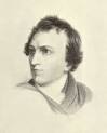 Engraving of James Gates Percival as a young man. - percival-young
