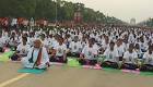 International Yoga Day: PM joins over 35000 participants at.