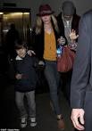LeAnn Rimes arrives back to Los Angeles with Eddie Cibrian and his