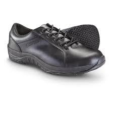 Men's Michelin® Slip - resistant Oxford Shoes, Black - 281344 ...