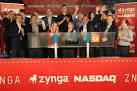 Zynga's stock price rose as