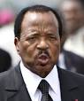Cameroon's President Paul Biya reacts during the leaving ceremony for Pope ... - biya
