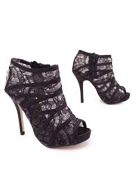 lace peep toe heels $28.60 in BLACK CHAMPAGNE - New Shoes | GoJane ...