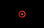 1920x1200 Red Power Button desktop PC and Mac wallpaper