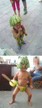 نوآوری عجیب و مضحک چینی ها از هندوانه! + تصاویر 1