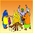Lohri - Festivities around the bonfire | Invitations for Indian events