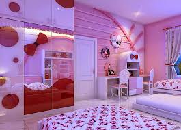 Model Kamar Tidur Hello Kitty Untuk Anak