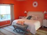 Simple Orange Bedroom for Orange Color Painting Bedroom Ideas with ...