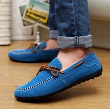 Free Shipping best quality Genuine Leather Men Flats Casual Shoes ...