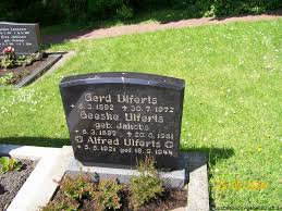 Grab von Alfred Ulferts (05.05.1921-18.09.1944), Friedhof Tergast