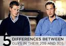 The 5 Big Differences Between Dating Guys in Their 20s vs. Their