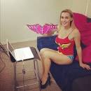 Starting my #webcam show. Aren't I sexy in my Wonder Woman outfit