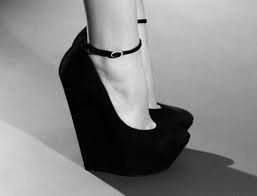 Wedges black heels | Women shoes online