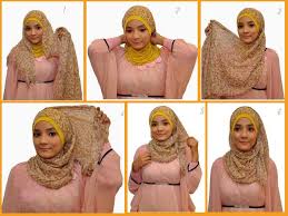 Cara Memakai Pashmina untuk Wajah Bulat | Tutorial Hijab ...
