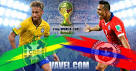 Brazil vs Chile Text Commentary and Football Scores of FIFA World.