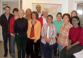 Abb. 2: Mitarbeiterinnen des KL von links nach rechts: Sibylle Hirzmann, Irmgard Faber-Franek, Karen Leib, Ulrike Birk, Christel Kaiser, Ruth Möller, ...