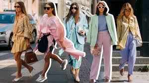 Pastel colors spring fashion
