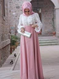 Busana Gaun Pesta Muslimah Terabru Modern | Baju Muslim, Model ...