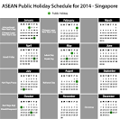ASEAN Public Holiday Schedule for 2014 - ASEAN Business News
