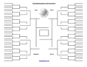 Free Printable NCAA Blank Tournament BRACKET