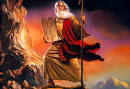moses with the ten commandments - The Bible Photo (27076062 ...