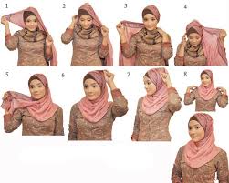 Cara memakai jilbab - Bingkai Berita