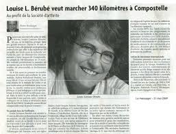 Médias - Louise Lemieux Bérubé - 2009-messager-compostelle