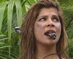 Das Dschungelcamp 2011 hatte die erste Prüfung für Indira Weis und Mathieu ... - indira-weis-kakerlake-mund