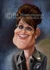 Karikatur Sarah Palin. Nur bei Amerikas Republikanern kann ein Mensch wie ...