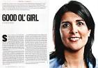 NIKKI HALEY and Mitch McConnell for The Atlantic - sun in an empty ...